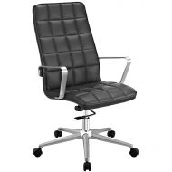Modway EEI-2126-BLK Tile Highback Office Chair, Black
