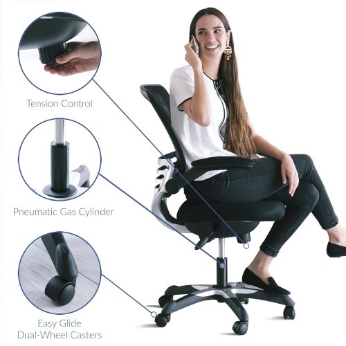  Modway Edge Mesh Office Chair in Black