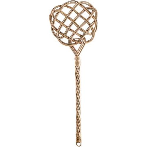  [아마존베스트]Moebelboerse Rattan Carpet Knocker Upholstery Knocker Handcrafted 76 cm