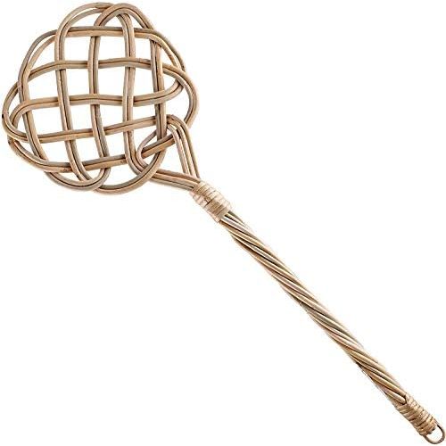  [아마존베스트]Moebelboerse Rattan Carpet Knocker Upholstery Knocker Handcrafted 76 cm