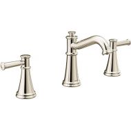 Moen T6405NL Belfield Two-Handle 8-Inch Widespread Bathroom Faucet Trim Kit, Valve Required, Polished Nickel