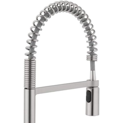  Moen Align Spot Resist Stainless Steel Motionsense Wave Sensor Touchless One-Handle High Arc Spring Pre-Rinse Pulldown Kitchen Faucet with Sprayer, 5923EWSRS