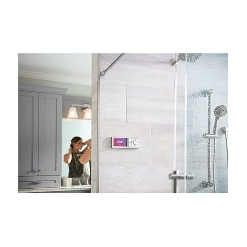  Moen Eco-Performance Brushed Nickel 4-Spray Pattern Handheld Showerhead with 69-Inch-Long Hose with 30-Inch Slide Bar, 3669EPBN