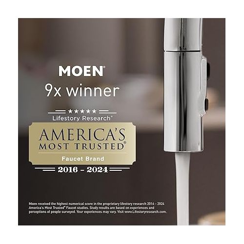  Moen Eco-Performance Brushed Nickel 4-Spray Pattern Handheld Showerhead with 69-Inch-Long Hose with 30-Inch Slide Bar, 3669EPBN