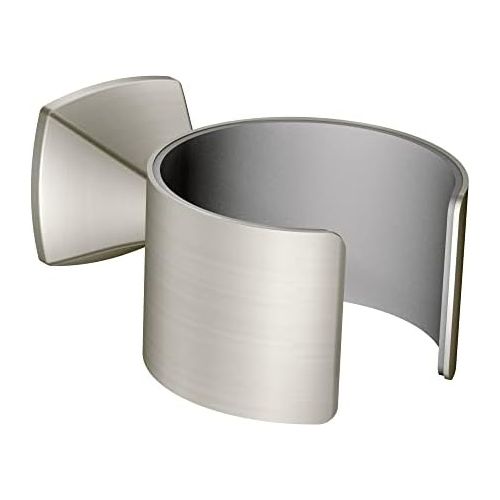  Moen YB5170BN Voss Bathroom Hair Dryer Holder, Brushed Nickel