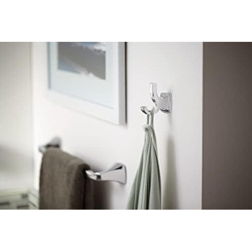  Moen YB5118CH Voss 18-Inch Single Towel Bar, Chrome