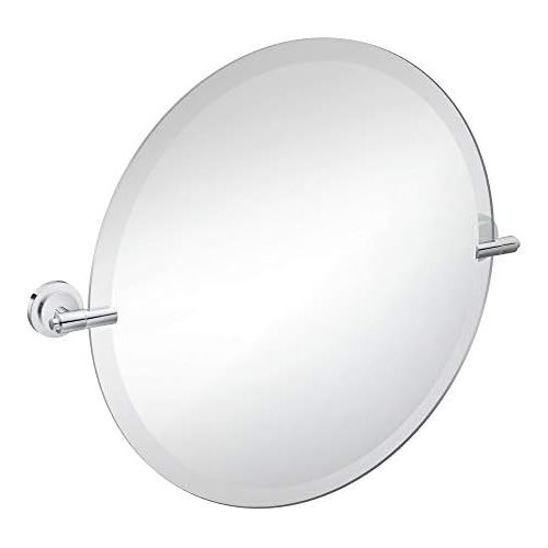  Moen DN0792CH Iso 22-Inch x 22-Inch Frameless Pivoting Bathroom Tilting Mirror, Chrome
