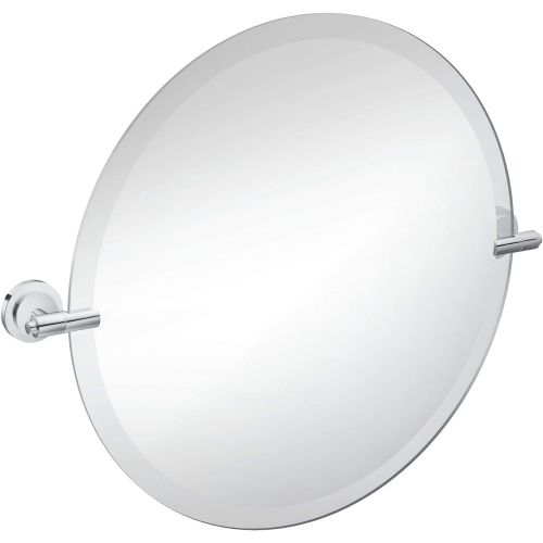  Moen DN0792CH Iso 22-Inch x 22-Inch Frameless Pivoting Bathroom Tilting Mirror, Chrome