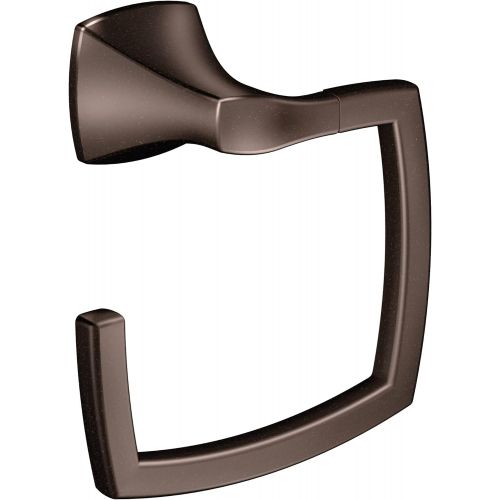  Moen YB5186ORB Voss Collection Bathroom Hand Towel Ring, Oil-Rubbed Bronze