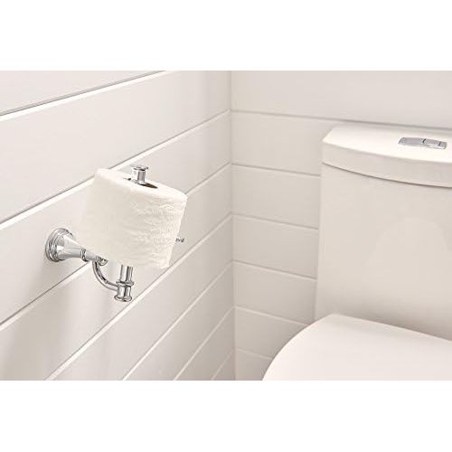  Moen YB6408CH Belfield Pivoting Toilet Paper Holder, Chrome