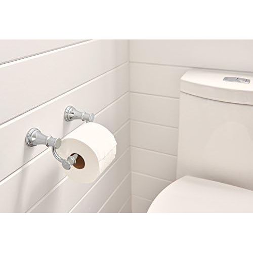  Moen YB6408CH Belfield Pivoting Toilet Paper Holder, Chrome