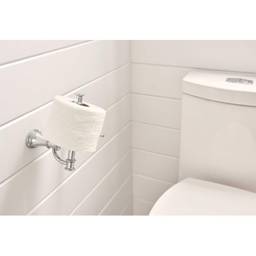  Moen YB6408CH Belfield Pivoting Toilet Paper Holder, Chrome