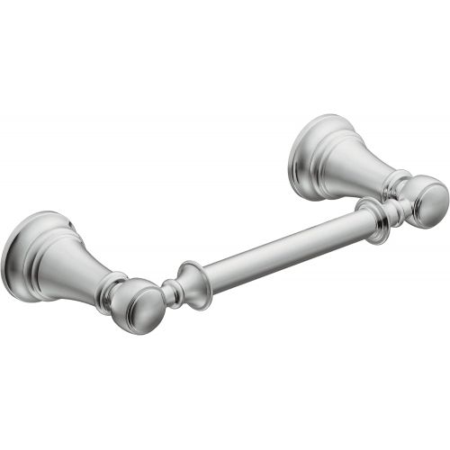  Moen YB8408CH Weymouth Double Post Pivoting Toilet Paper Holder, Chrome