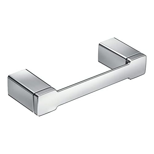  Moen YB8808CH 90 Degree Modern Double Post Pivoting Toilet Paper Holder, Chrome