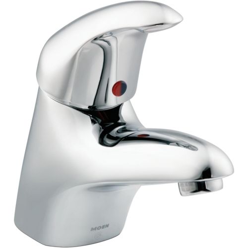  Moen 8417F05 Commercial M-Dura Single-Mount Lavatory Faucet with Single 2.5-Inch Handle.5-gpm, Chrome