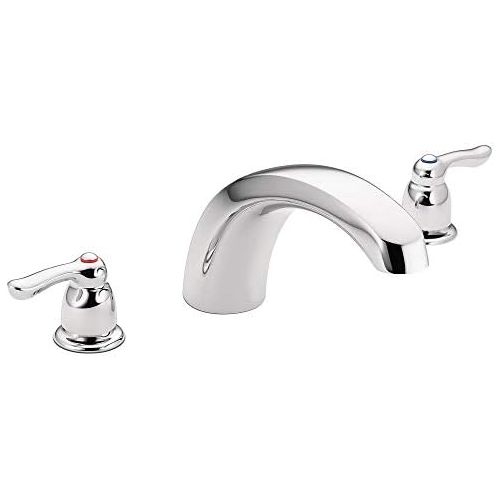  Moen T990 Chateau Two-Handle Low Arc Roman Tub Faucet Valve Required, Chrome