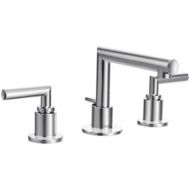 Moen TS43002 Arris Two-Handle Modern 8 in. Widespread Bathroom Faucet Trim Kit, Valve Required, Chrome