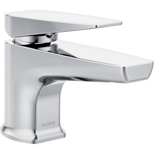  Moen S8001 Via Collection One-Handle Low Arc Bathroom Faucet, Chrome