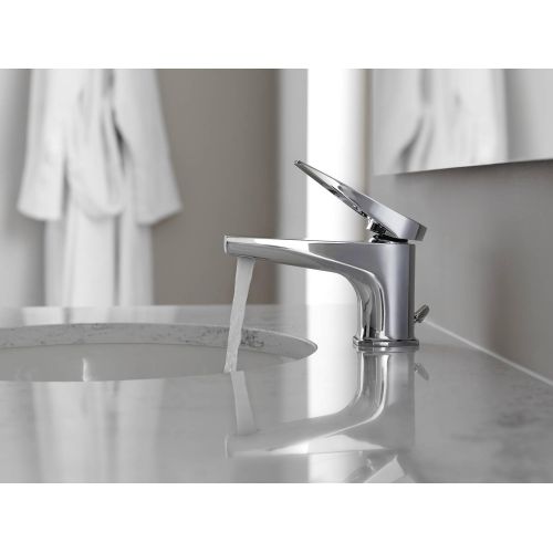  Moen S8001 Via Collection One-Handle Low Arc Bathroom Faucet, Chrome