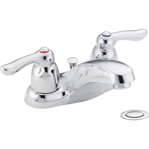  Moen 8917 Commercial M-Bition 4-Inch Centerset Lavatory Faucet with Drain 1.5 gpm, Chrome