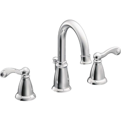  Moen WS84004 Chrome two-handle bathroom faucet