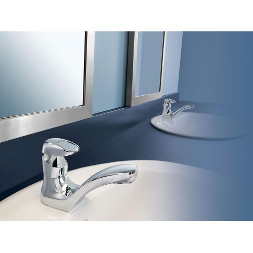  Moen 8884 Commercial M-Press Single-Mount Lavatory Faucet .5 gpm, Chrome