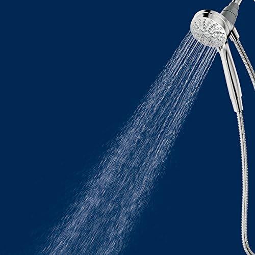  Moen 26100EP Engage Magnetix 3.5-Inch Six-Function Handheld Showerhead with Eco-Performance Magnetic Docking System, Chrome