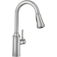Moen 87801SRS Conneaut One-Handle Pulldown Kitchen Faucet with Reflex and Power Clean, Spot Resist Stainless