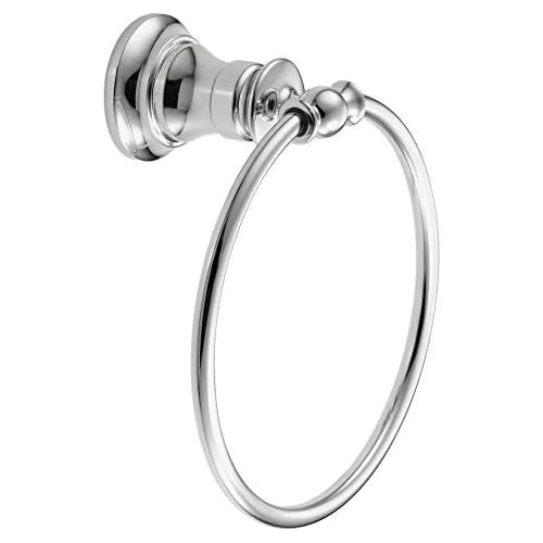  Moen YB9886CH Waterhill Towel Ring, Chrome