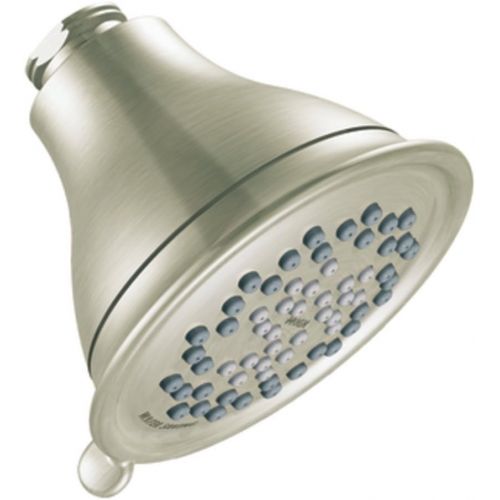  Moen 3233EPBN Envi Three-Function 4-Inch Diameter Eco-Performance Showerhead, Brushed Nickel