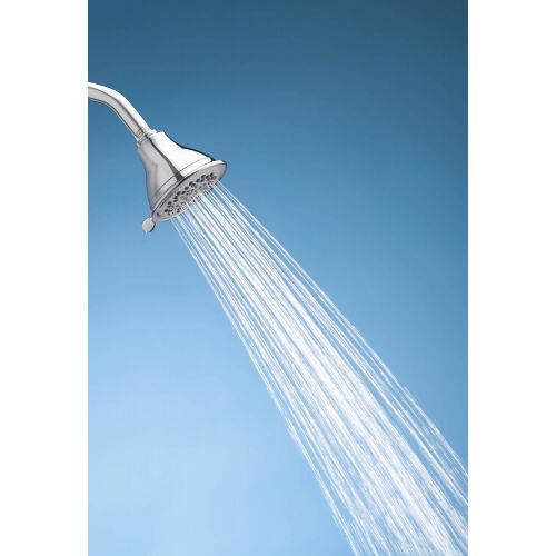  Moen 3233EPBN Envi Three-Function 4-Inch Diameter Eco-Performance Showerhead, Brushed Nickel