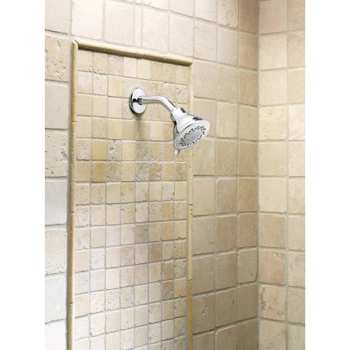  Moen 3233EPBN Envi Three-Function 4-Inch Diameter Eco-Performance Showerhead, Brushed Nickel