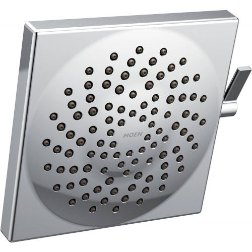  Moen S6345EPBN Velocity Eco-Performance Two-Function 8-12 Diameter Spray Rainshower Showerhead, Brushed Nickel