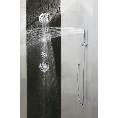  Moen S6320EP Velocity Two-Function 8-Inch Diameter Eco-Performance Rainshower Showerhead, Chrome