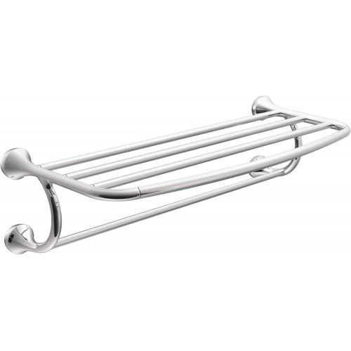  Moen YB2894BN Eva Bathroom Hotel Towel Shelf, Brushed Nickel