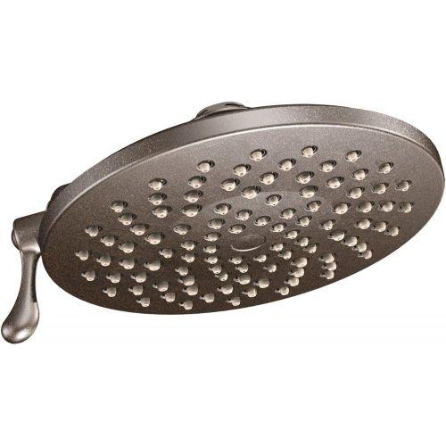  Moen S6320 Velocity Two-Function Rainshower 8-Inch Showerhead with Immersion Technology at 2.5 GPM Flow Rate, Chrome