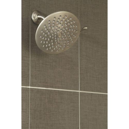  Moen S6320 Velocity Two-Function Rainshower 8-Inch Showerhead with Immersion Technology at 2.5 GPM Flow Rate, Chrome