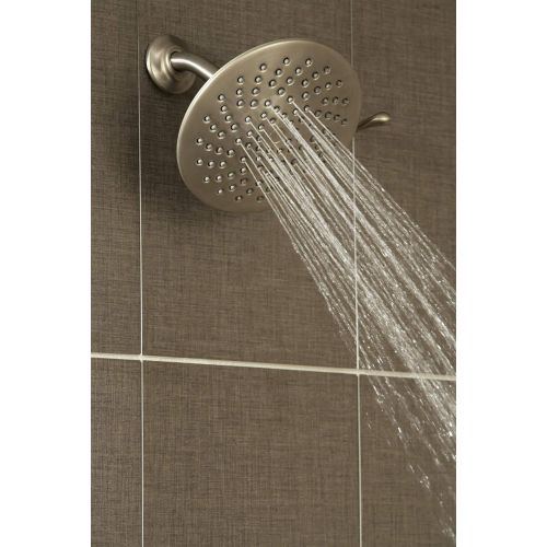  Moen S6320 Velocity Two-Function Rainshower 8-Inch Showerhead with Immersion Technology at 2.5 GPM Flow Rate, Chrome