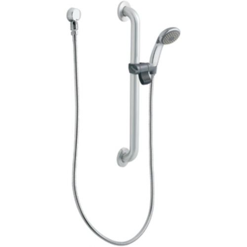  Moen 52224GBM25 Commercial Slide BarGrab Bar Hand Shower System 2.5 gpm, Chrome