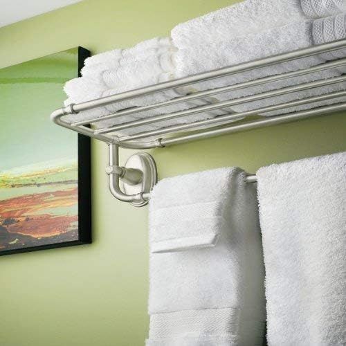  Moen YB5494CH Kingsley Towel Shelf, Chrome