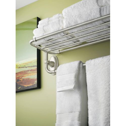  Moen YB5494CH Kingsley Towel Shelf, Chrome