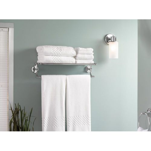  Moen DN0794BN Iso Bathroom Towel Shelf, Brushed Nickel