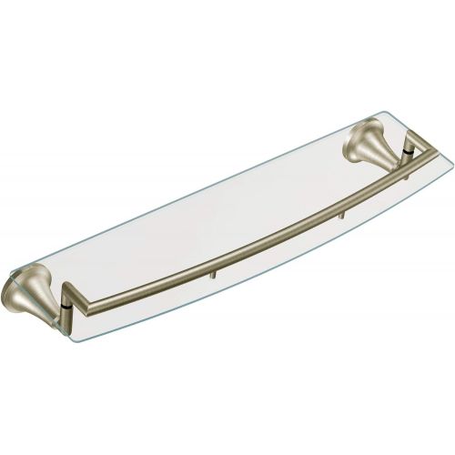  Moen YB5890BN Icon Vanity Shelf, Brushed Nickel