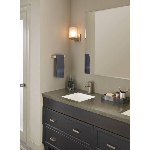  Moen YB8861BN 90 Degree One Globe Bath Lighting, Brushed Nickel