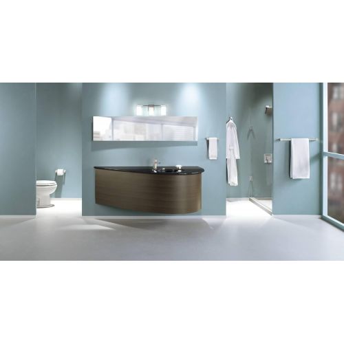  Moen YB8863BN 90 Degree Three Globe Bath Lighting, Brushed Nickel