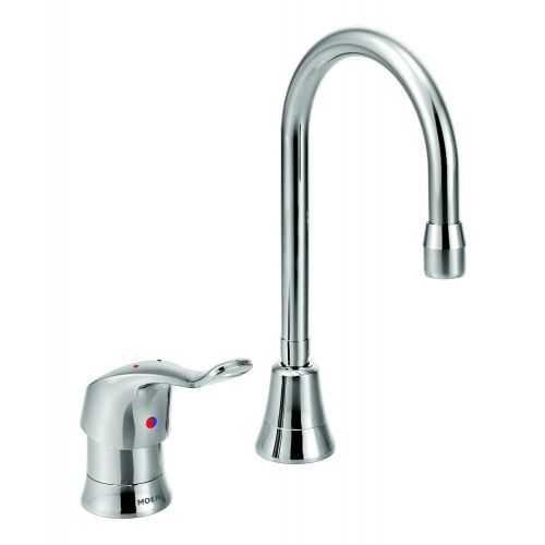  Moen 8137 Commercial M-Dura Single-Handle Multi-Purpose Faucet with Spout 2.2 gpm, Chrome