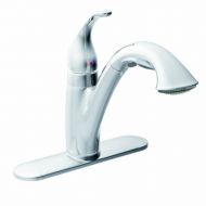 Moen 67545C Camerist One-Handle Low Arc Pullout Kitchen Faucet, Chrome