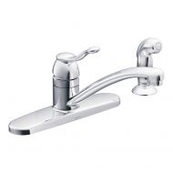 Moen CA87016 Kitchen Faucet with Side Spray from the Adler Collection, Chrome