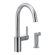 Moen 7165 Align One-Handle High-Arc Kitchen Faucet with Side Spray, Chrome