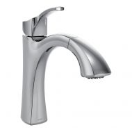 Moen Voss One-Handle High Arc Pullout Kitchen Faucet Featuring Reflex, Chrome (9125C)